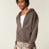 Sudadera con capucha y cremallera