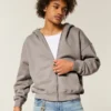 Sudadera con capucha y cremallera