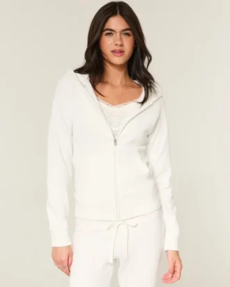 Sudadera con capucha y cremallera