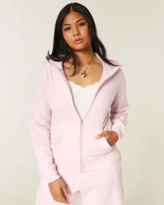 Sudadera con capucha y cremallera