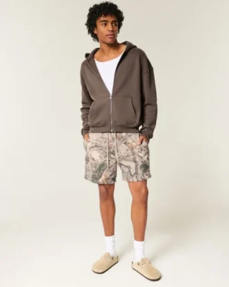 Sudadera con capucha y cremallera