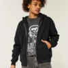Sudadera con capucha y cremallera