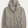 Sudadera con capucha y cremallera