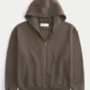 Sudadera con capucha y cremallera
