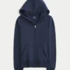 Sudadera con capucha y cremallera