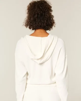 Sudadera con capucha y cremallera Always Cozy Waffle de Gilly Hicks