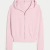 Sudadera con capucha y cremallera Always Cozy Waffle de Gilly Hicks