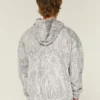 Sudadera con capucha y cremallera Boxy Camo