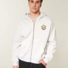Sudadera con capucha y cremallera Boxy Club América Las Águilas Graphic