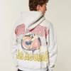 Sudadera con capucha y cremallera Boxy Club América Las Águilas Graphic