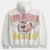 Sudadera con capucha y cremallera Boxy Club América Las Águilas Graphic