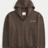 Sudadera con capucha y cremallera Boxy McLaren Graphic