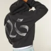 Sudadera con capucha y cremallera con estampado «Boxy Class of 26»