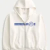Sudadera con capucha y cremallera con estampado Boxy Volkswagen Racing