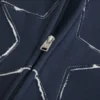 Sudadera con capucha y cremallera con estampado de estrellas
