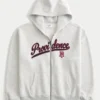 Sudadera con capucha y cremallera con estampado de Providence, Rhode Island