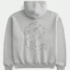Sudadera con capucha y cremallera con estampado de Toyota Supra