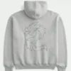Sudadera con capucha y cremallera con estampado de Toyota Supra