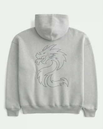Sudadera con capucha y cremallera con estampado de Toyota Supra