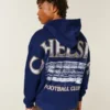 Sudadera con capucha y cremallera con gráfico del Chelsea Football Club