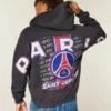 Sudadera con capucha y cremallera con gráfico del Paris Saint-Germain F.C.