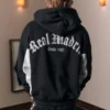 Sudadera con capucha y cremallera con gráfico del Real Madrid CF