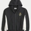 Sudadera con capucha y cremallera con gráfico del Real Madrid CF