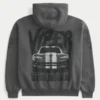 Sudadera con capucha y cremallera con gráfico Dodge Viper