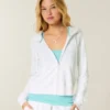 Sudadera con capucha y cremallera de felpa