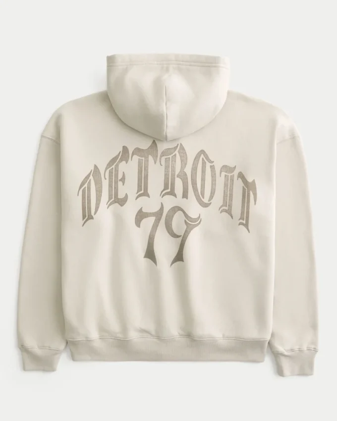 Sudadera con capucha y cremallera Detroit 79 Graphic