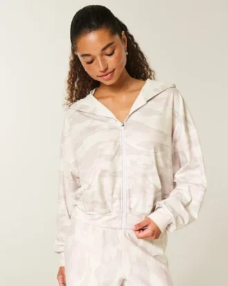 Sudadera con capucha y cremallera fácil de Gilly Hicks Active Recharge