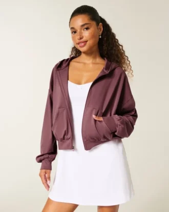 Sudadera con capucha y cremallera fácil de Gilly Hicks Active Recharge