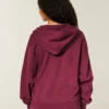 Sudadera con capucha y cremallera fácil de usar