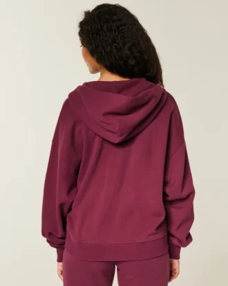 Sudadera con capucha y cremallera fácil de usar