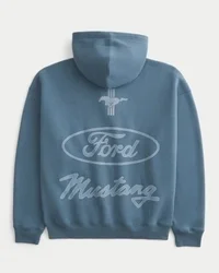 Sudadera con capucha y cremallera Ford Mustang con estampado