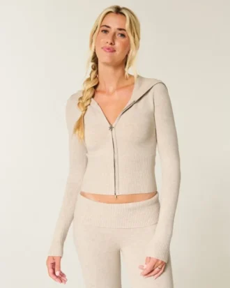 Sudadera con capucha y cremallera Gilly Hicks