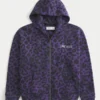 Sudadera con capucha y cremallera Hollister x Taco Bell Boxy Graphic
