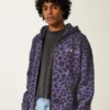 Sudadera con capucha y cremallera Hollister x Taco Bell Boxy Graphic