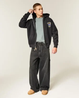 Sudadera con capucha y cremallera Jimmie Johnson Team Lowe’s NASCAR Graphic