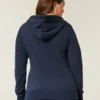 Sudadera con capucha y cremallera Slim Striped 1998 Graphic