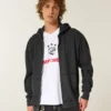 Sudadera con capucha y cremallera térmica