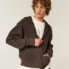 Sudadera con capucha y cremallera térmica
