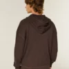 Sudadera con capucha y cremallera térmica