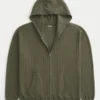 Sudadera con capucha y cremallera térmica