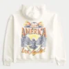 Sudadera con capucha y estampado Boxy Club América Las Águillas