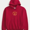 Sudadera con capucha y estampado Boxy Good Luck