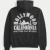 Sudadera con capucha y estampado Boxy Hollywood