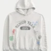 Sudadera con capucha y estampado «Boxy Senior Year 2026»