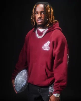 Sudadera con capucha y estampado cuadrado de la Universidad de Texas A&M Aggies