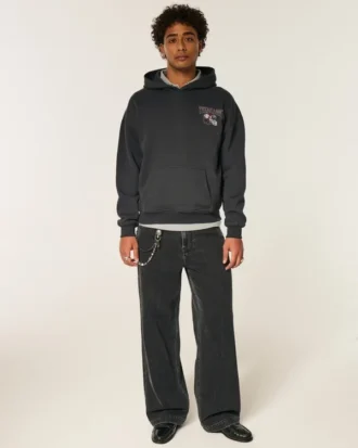 Sudadera con capucha y estampado cuadrado de la Universidad de Texas A&M Aggies